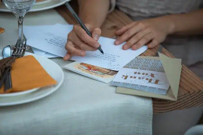 4. Escribir una carta a tu ser querido