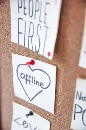 Prioriza las actividades offline
