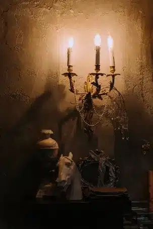 Velas y luz tenue